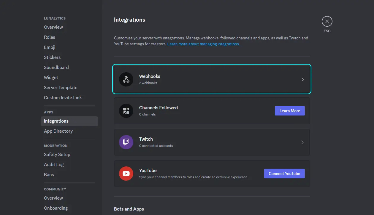 Discord Integration
